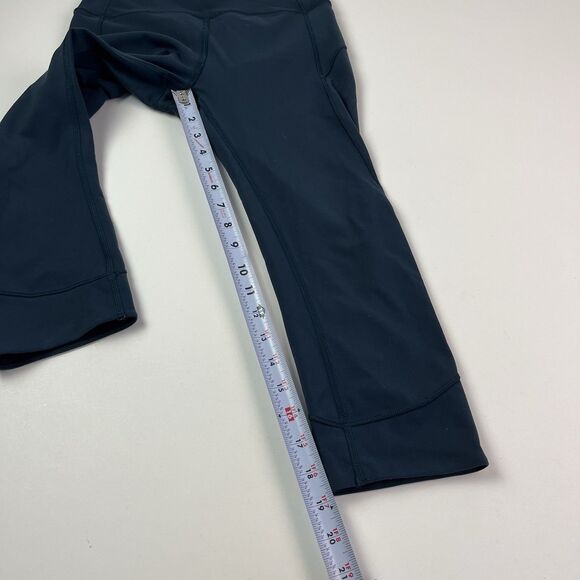 Lululemon In Movement Everlux High Rise Crop Leggings 6 Submarine Teal 19 inch - Picture 8 of 8